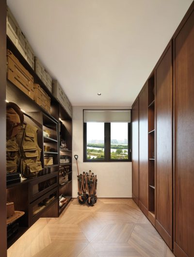 Wooden Style Wardrobe